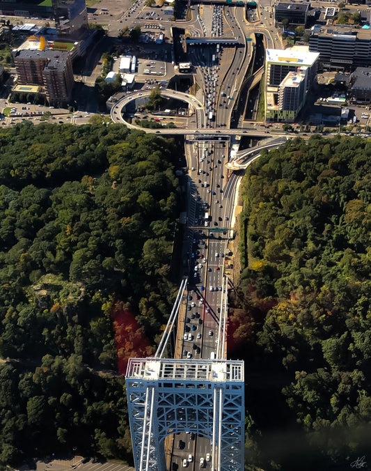 Above View of the George Washington Bridge