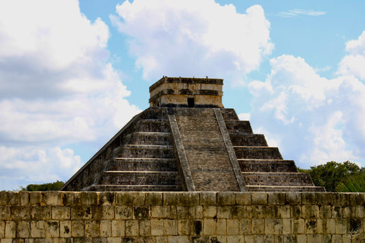 View of the Chichen Itza in Mexico