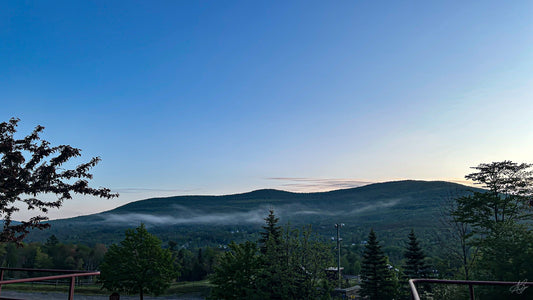 View of Sunrise in Catskills, NY
