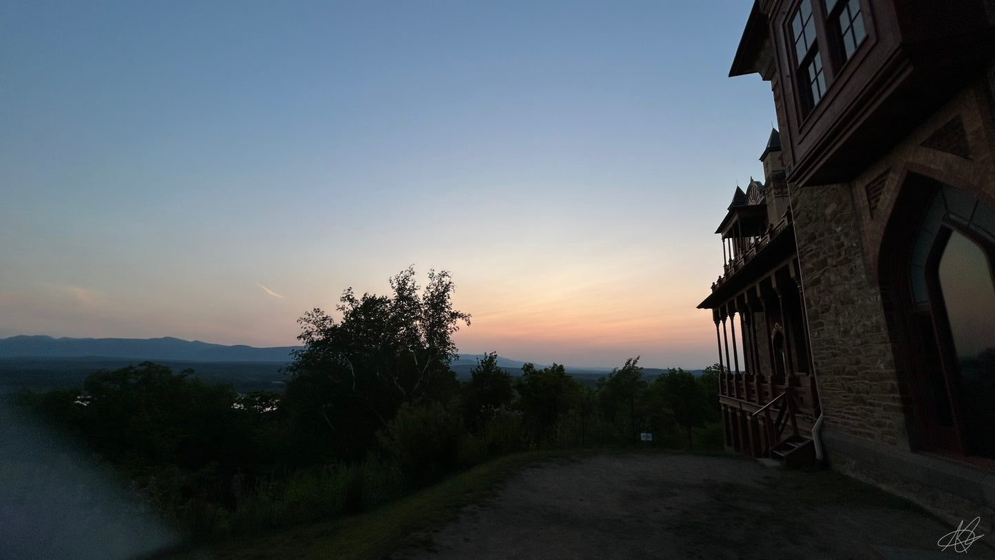 Blue Hour Over the Mountains
