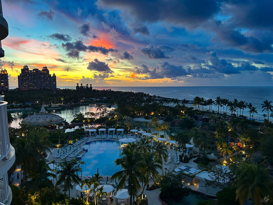 Atlantis Resort in the Bahamas during a Gorgeous Sunset (Landscape)