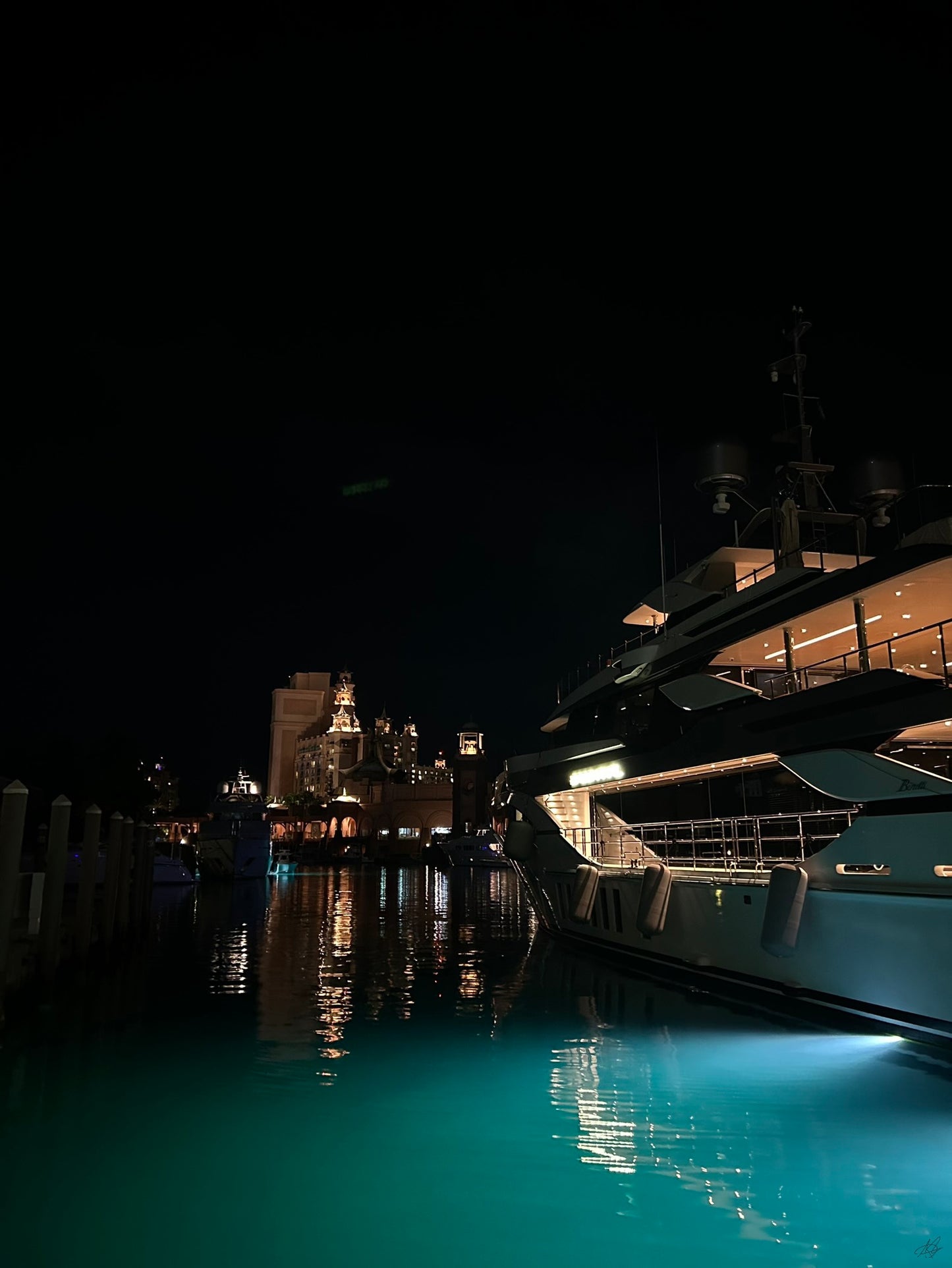 Atlantis Bahamas Marina Village at Night #2