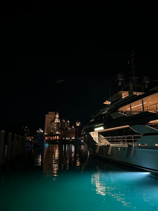 Atlantis Bahamas Marina Village at Night #2