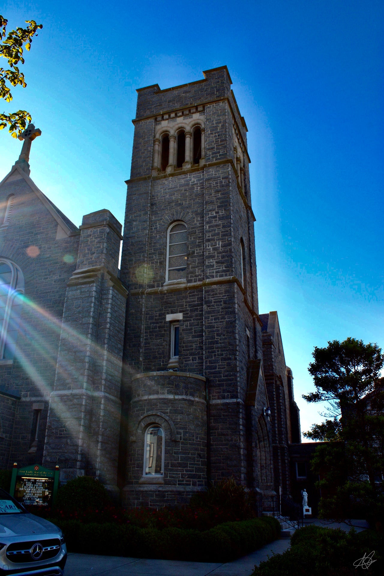 Bright Glowing Church