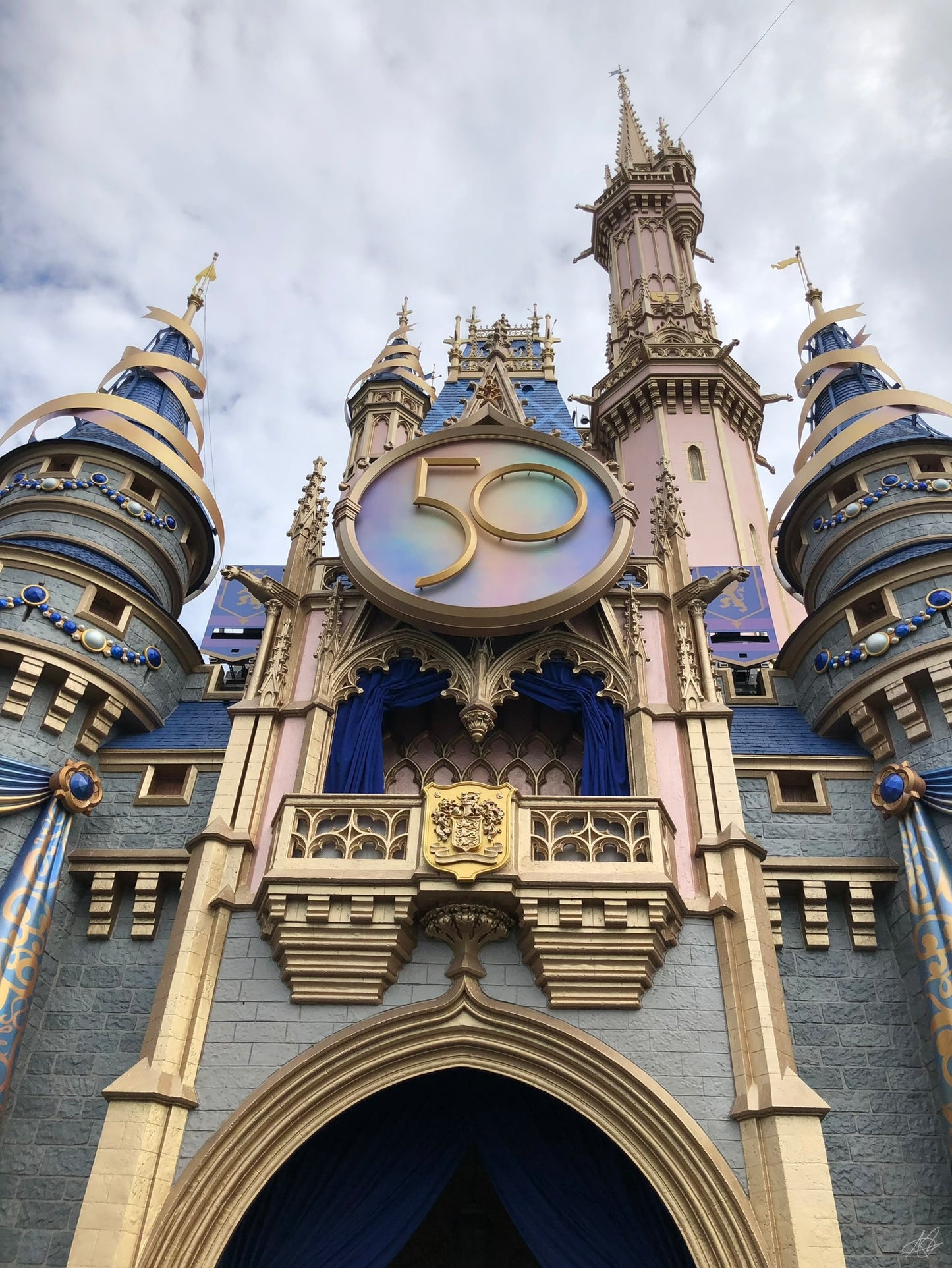 Cinderella's Castle at Magic Kingdom (Upwards View)