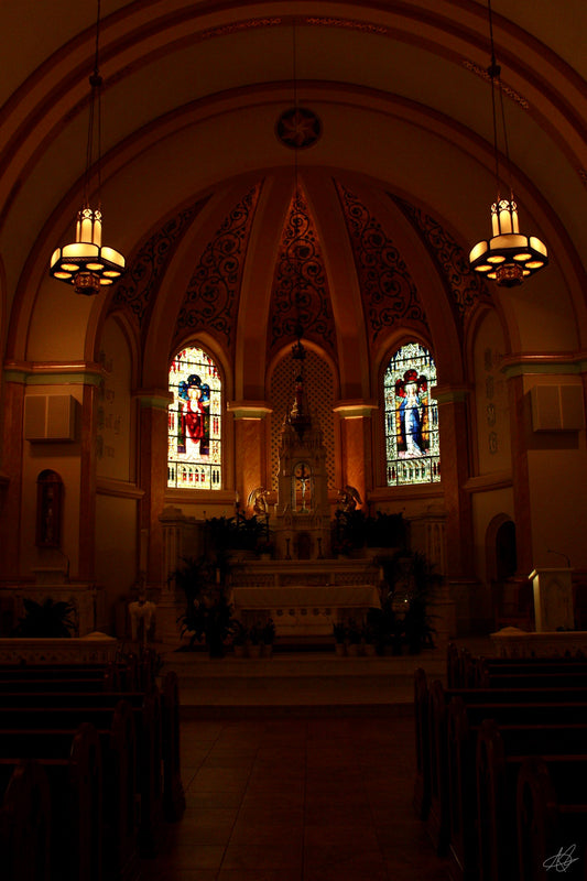 Inside of Dimmed Church