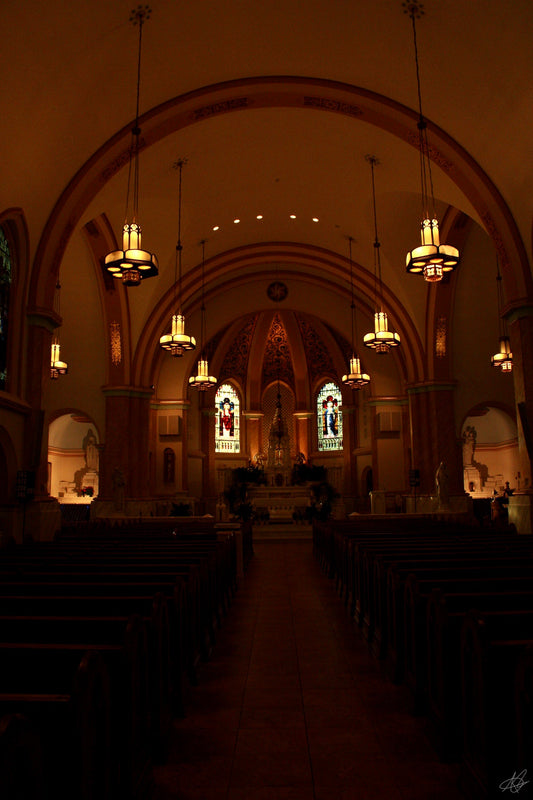 Inside of Dimmed Church (Zoomed Out)