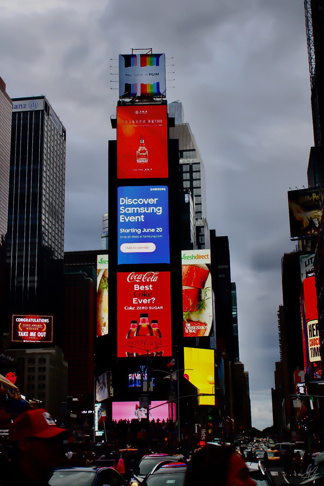 Times Square in N.Y.C.