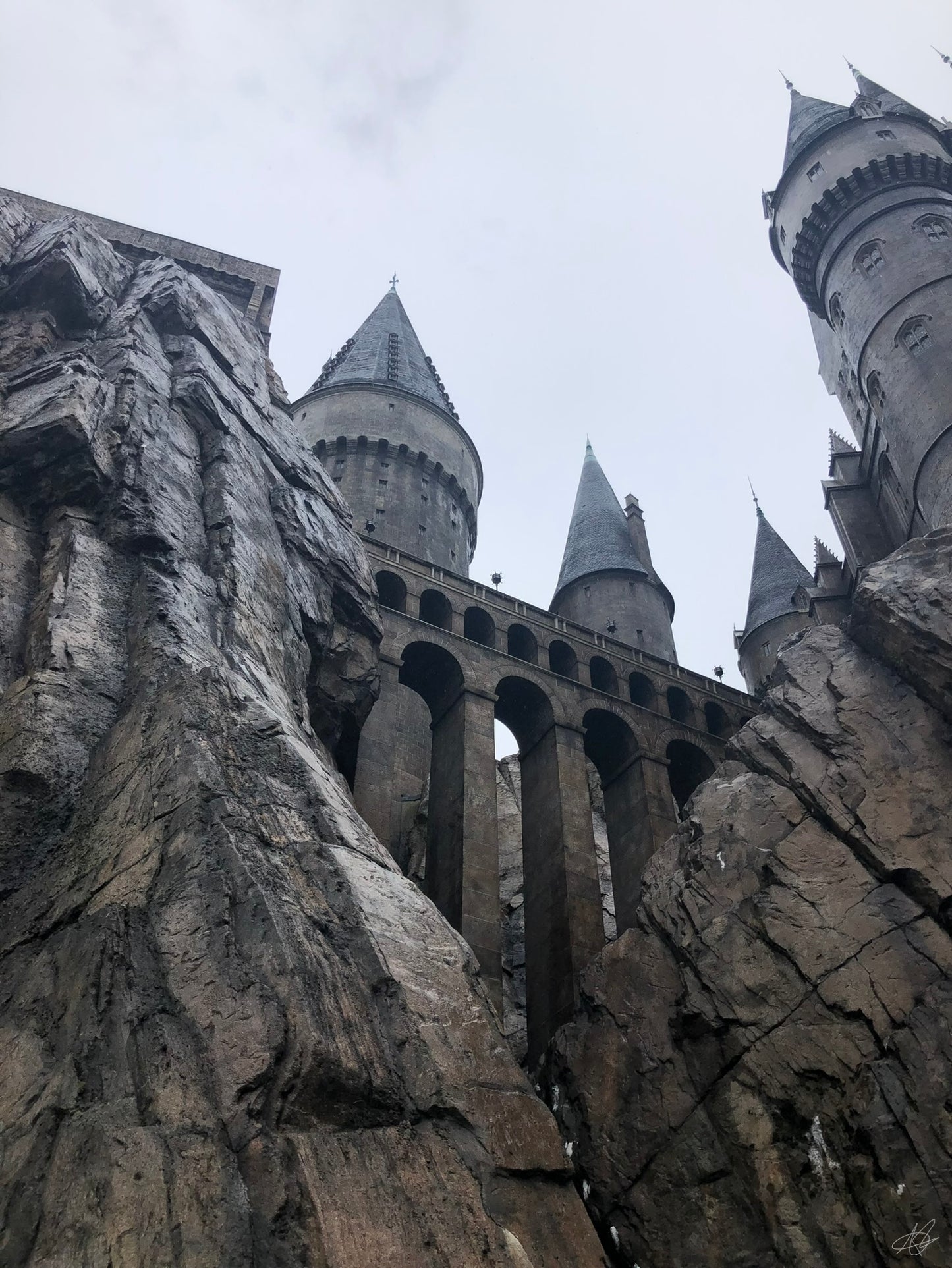 Harry Potter Castle at Universal Orlando (Upwards View #3)