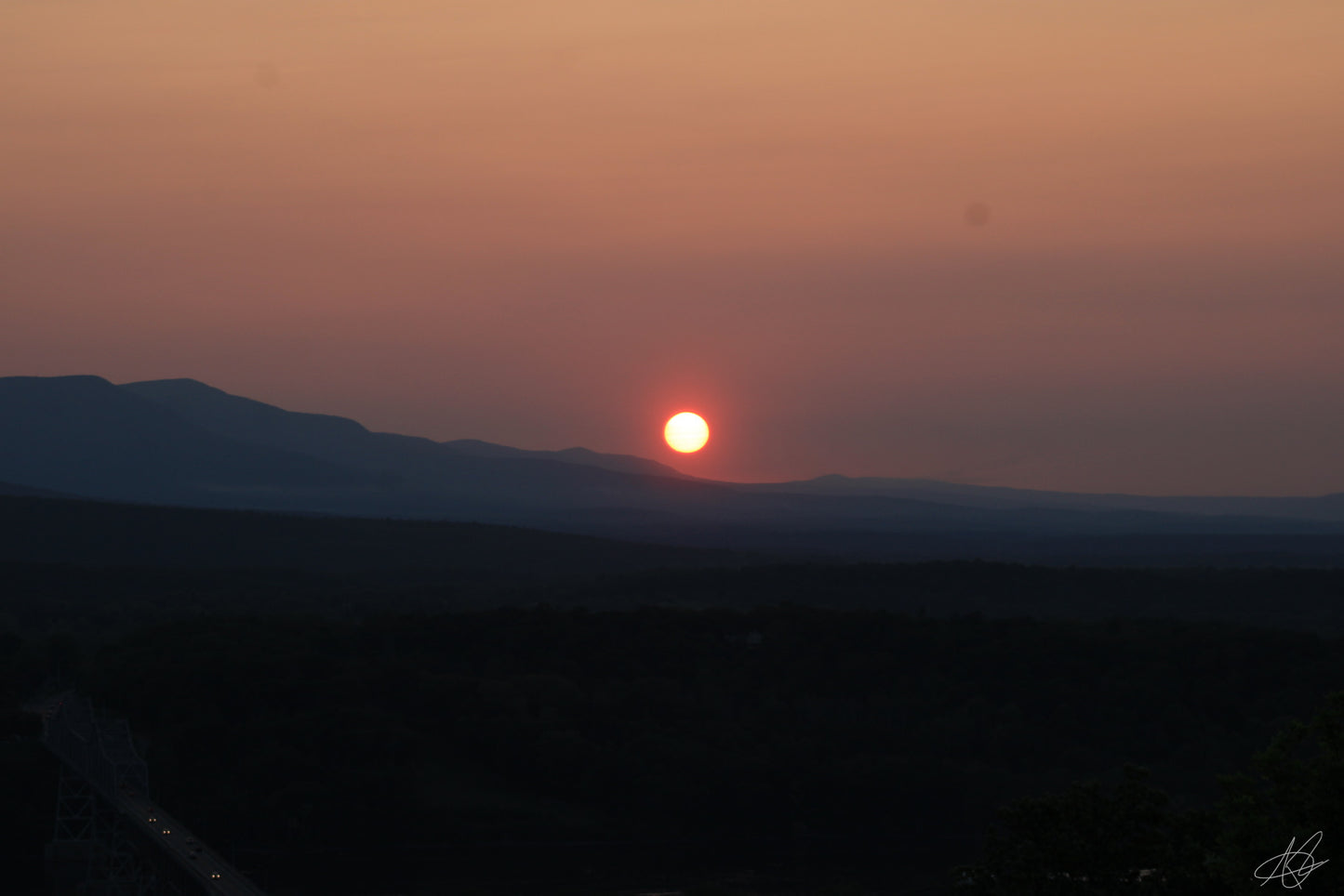 Sunset Over the Mountain #2