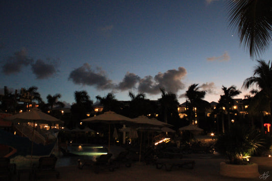 Nighttime in Cancun, Mexico