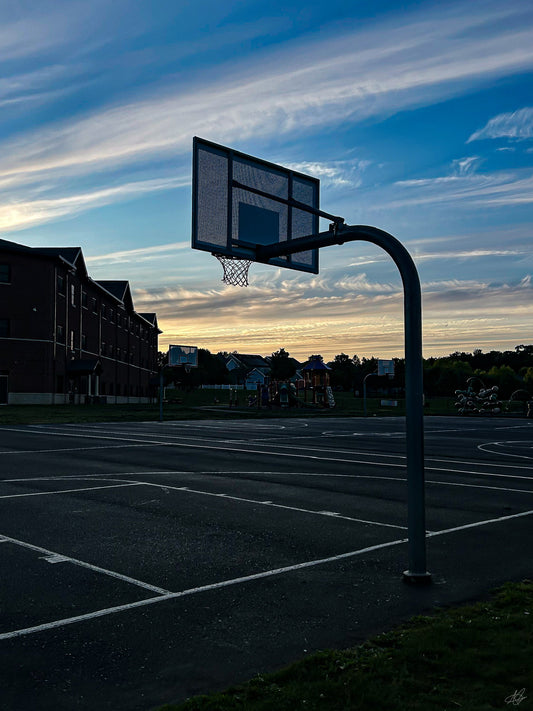 Sunset at the Courts