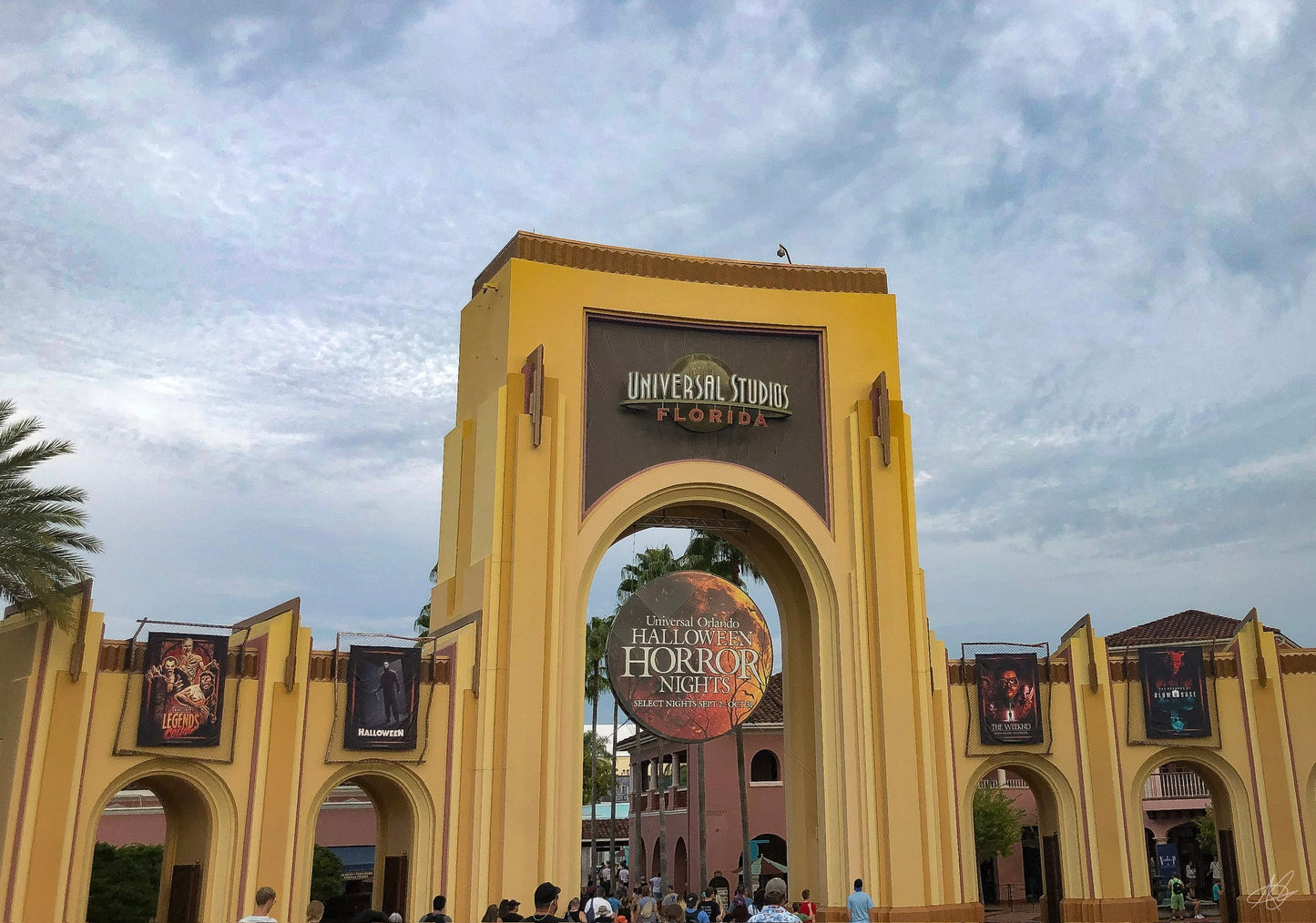 Universal Orlando Studios during Halloween Horror Nights