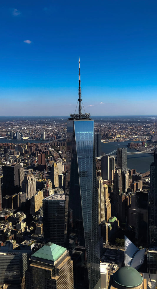 One World Trade Center from the Sky